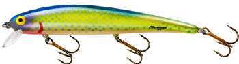bomber 15a 427 chartreuse shiner