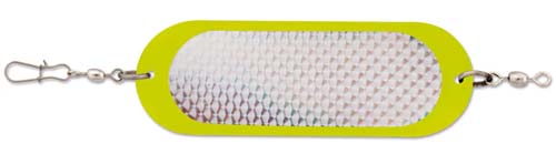 luhr jensen dodger chartreuse silver prisme